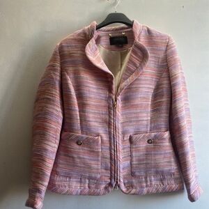 Carlisle Collection Luxury Multicolor Striped Women's Blazer